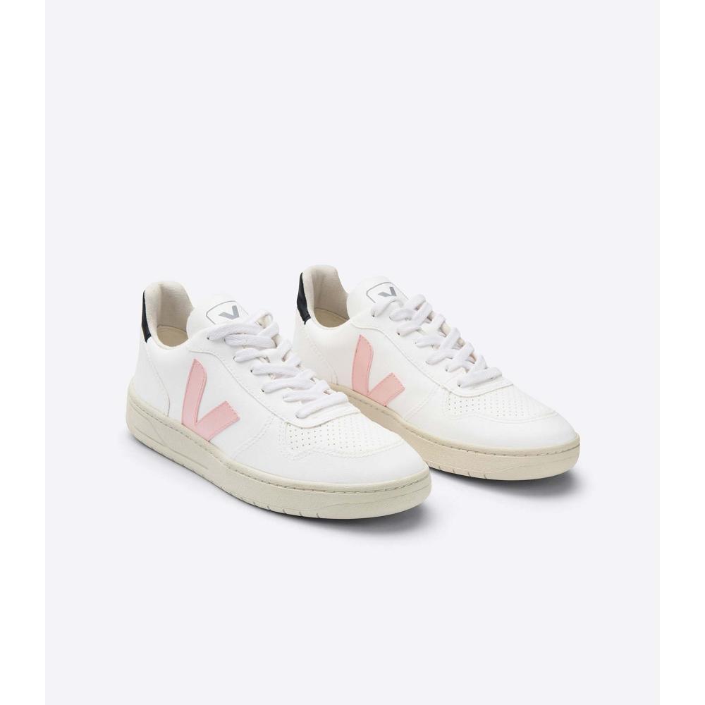 Pantofi Dama Veja V-10 CWL White/Pink/Black | RO 577ILH